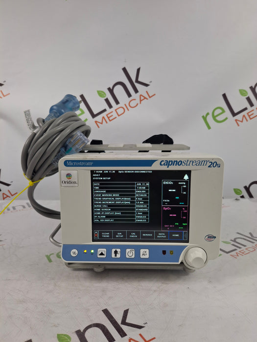 Oridion Capnostream 20P Capnography Monitor