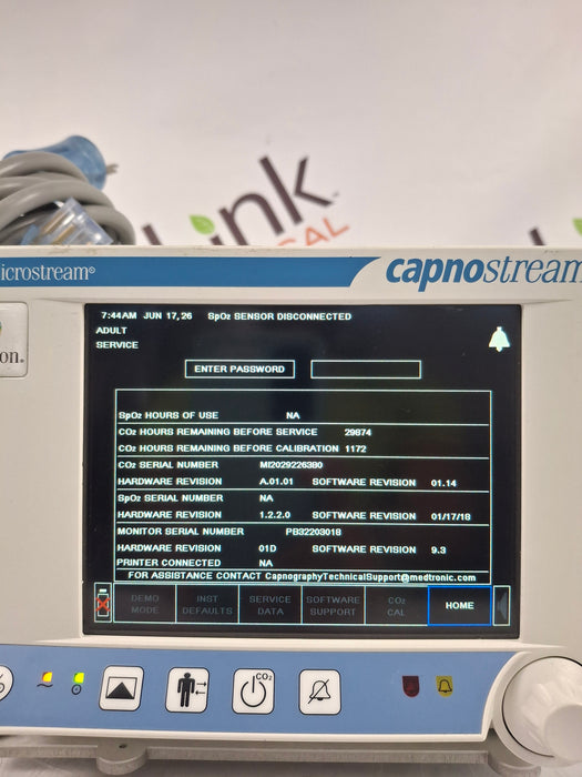 Oridion Capnostream 20P Capnography Monitor
