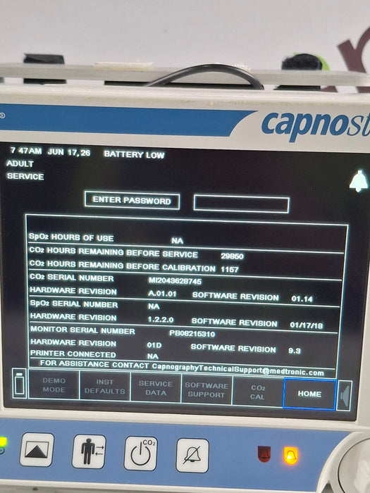 Oridion Capnostream 20P Capnography Monitor