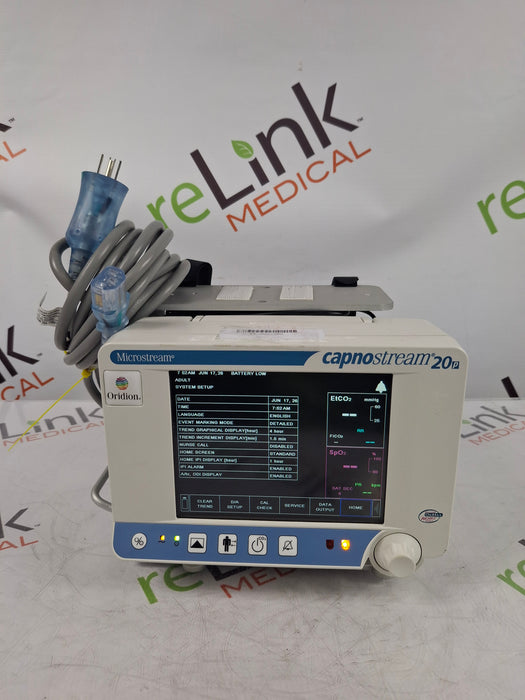 Oridion Capnostream 20P Capnography Monitor