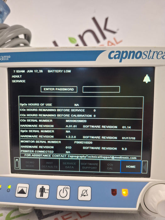 Oridion Capnostream 20P Capnography Monitor