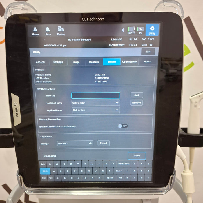 GE Healthcare Venue 50 Ultrasound