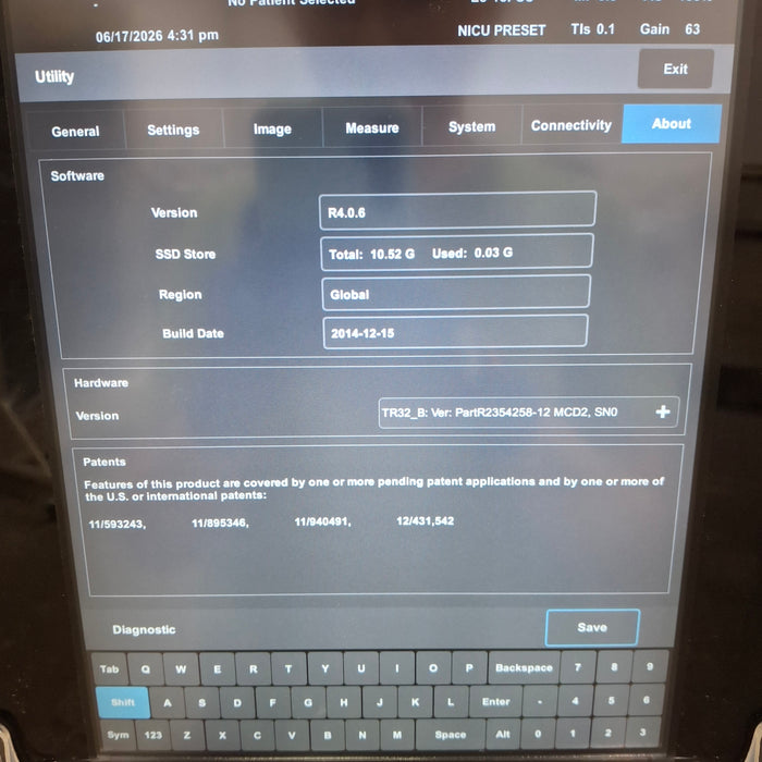 GE Healthcare Venue 50 Ultrasound
