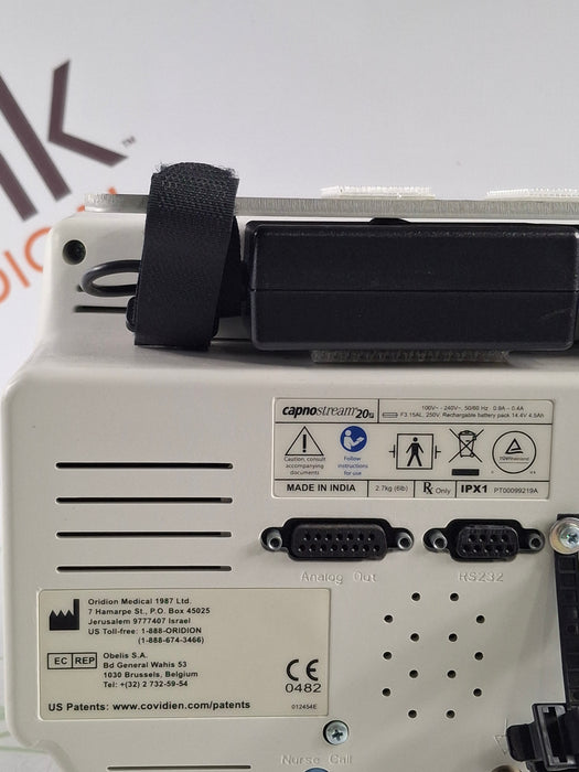 Oridion Capnostream 20P Capnography Monitor