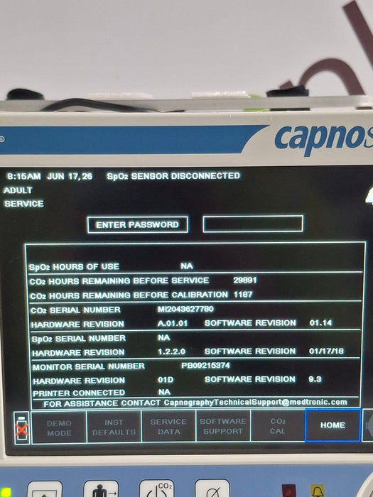 Oridion Capnostream 20P Capnography Monitor
