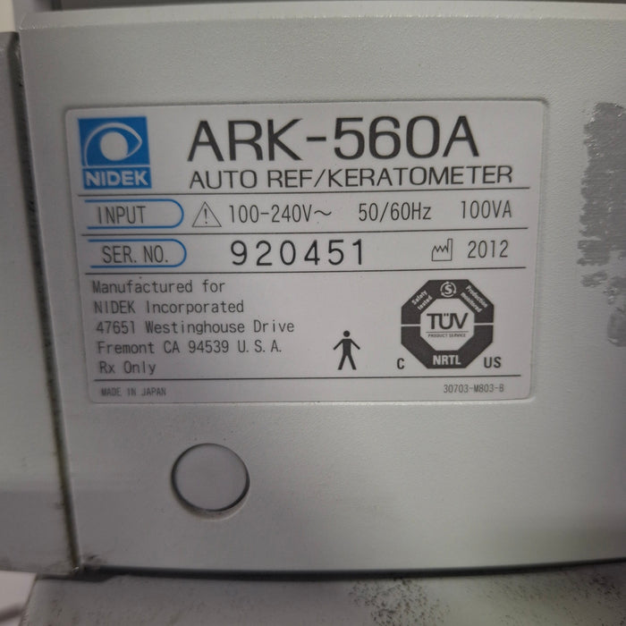Nidek ARK-560A Auto Ref/Keratometer