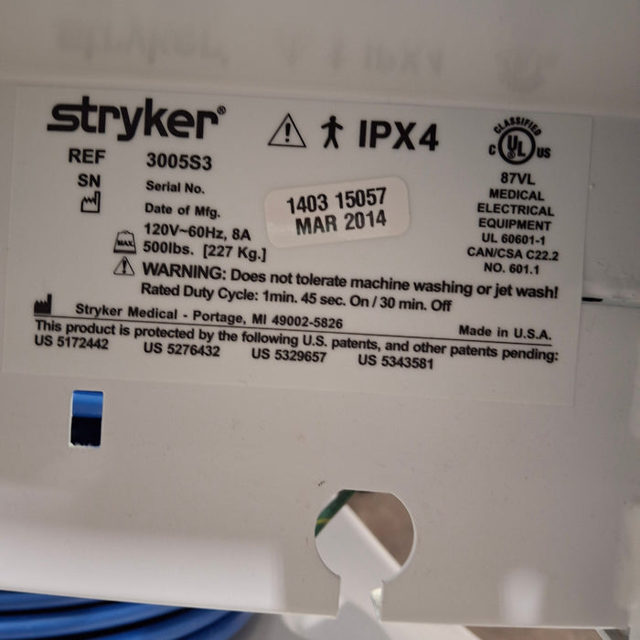 Stryker Secure III 3005 Hospital Bed
