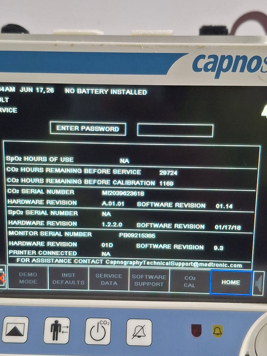 Oridion Capnostream 20P Capnography Monitor