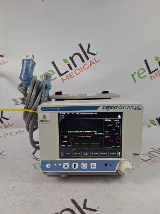 Oridion Capnostream 20P Capnography Monitor