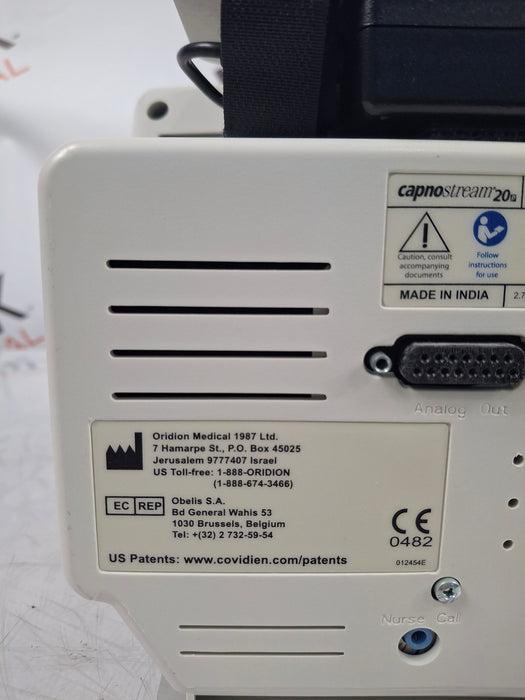 Oridion Capnostream 20P Capnography Monitor
