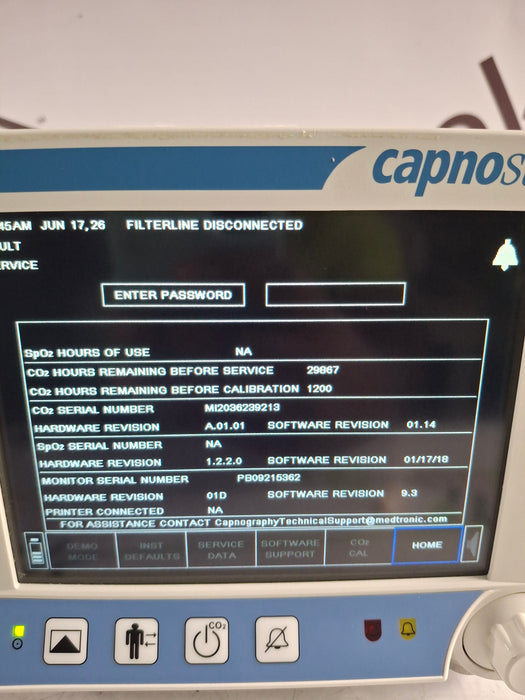 Oridion Capnostream 20P Capnography Monitor