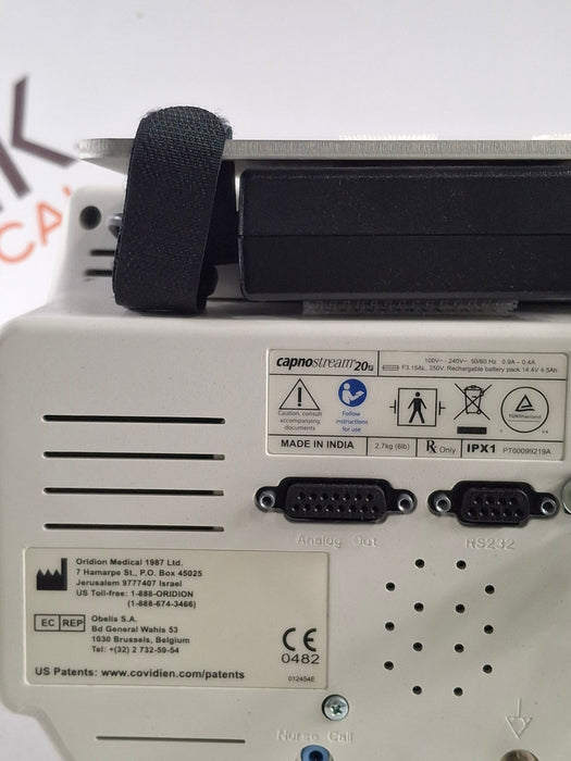 Oridion Capnostream 20P Capnography Monitor