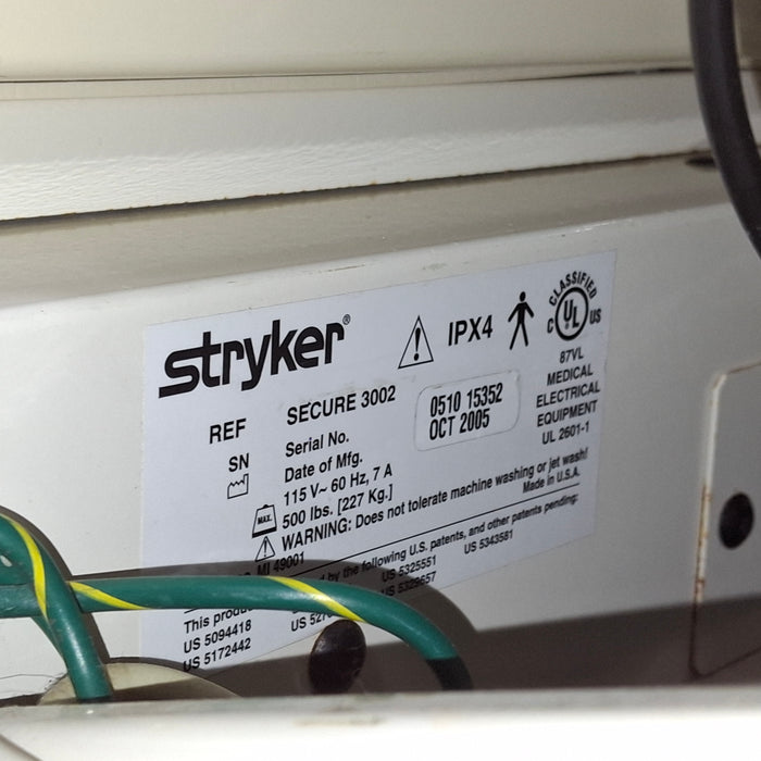 Stryker Secure II 3002 Hospital Bed