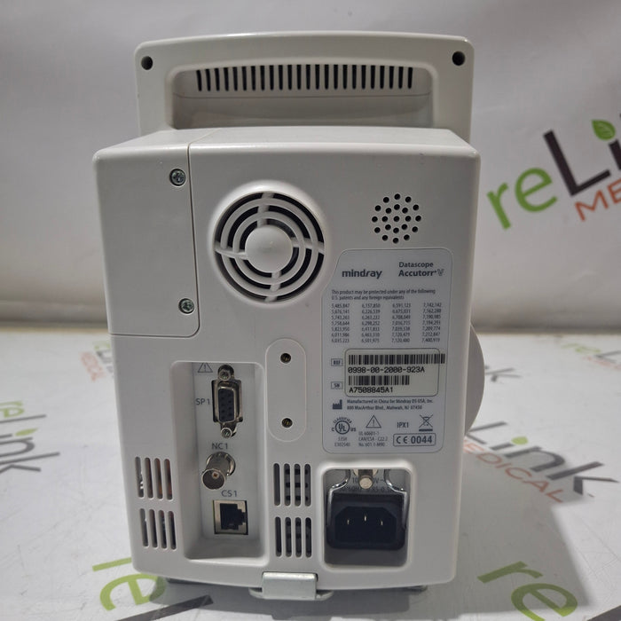 Mindray Datascope Accutorr V Vital Signs Monitor