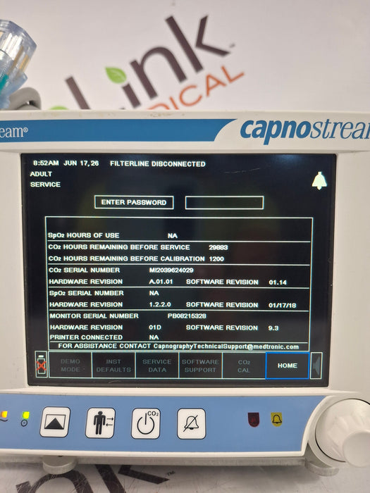 Oridion Capnostream 20P Capnography Monitor