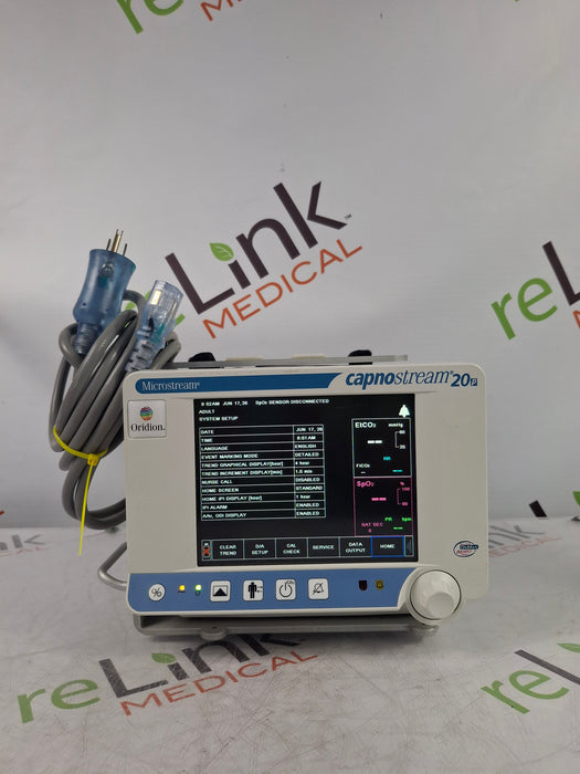Oridion Capnostream 20P Capnography Monitor