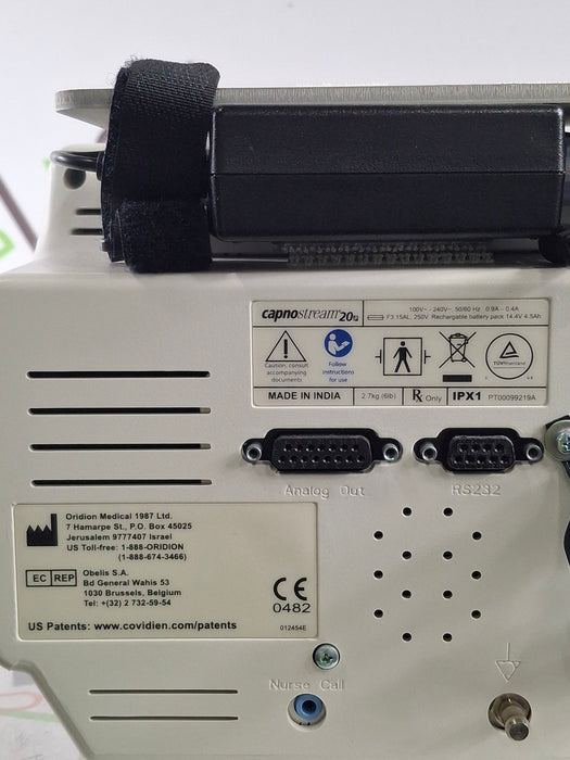 Oridion Capnostream 20P Capnography Monitor