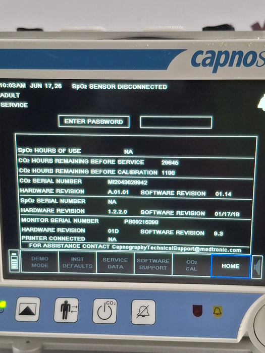 Oridion Capnostream 20P Capnography Monitor