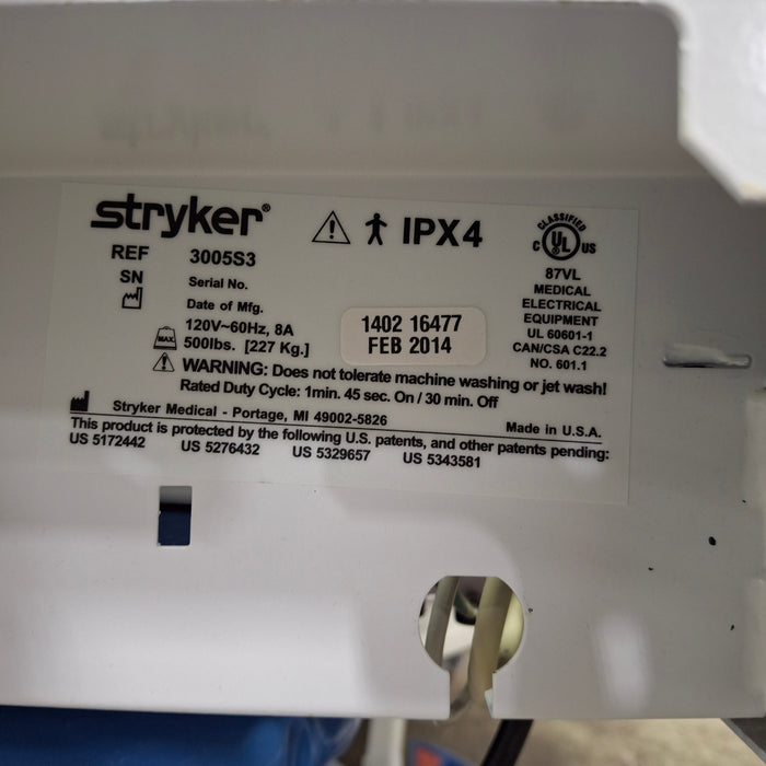 Stryker Secure III 3005 Hospital Bed