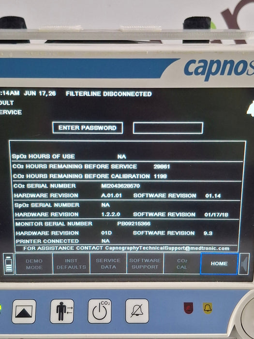 Oridion Capnostream 20P Capnography Monitor
