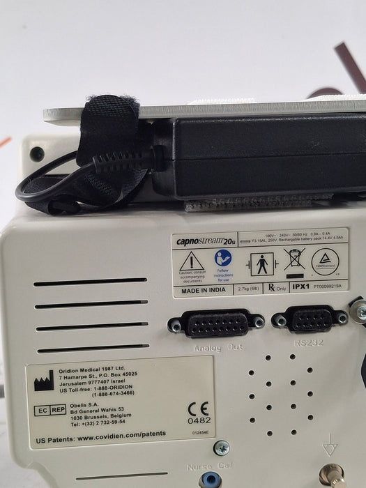 Oridion Capnostream 20P Capnography Monitor