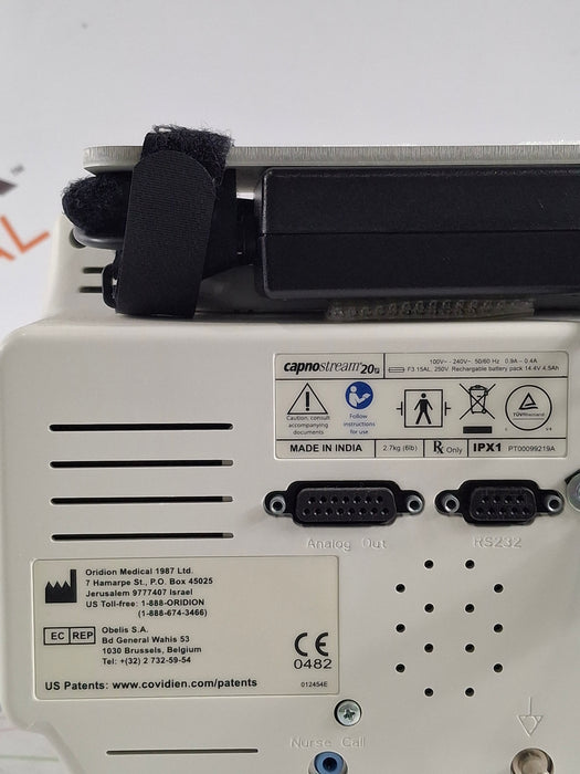 Oridion Capnostream 20P Capnography Monitor