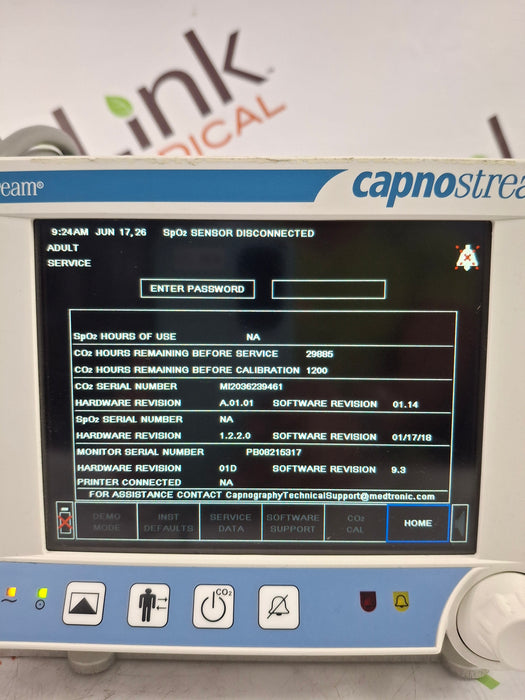 Oridion Capnostream 20P Capnography Monitor