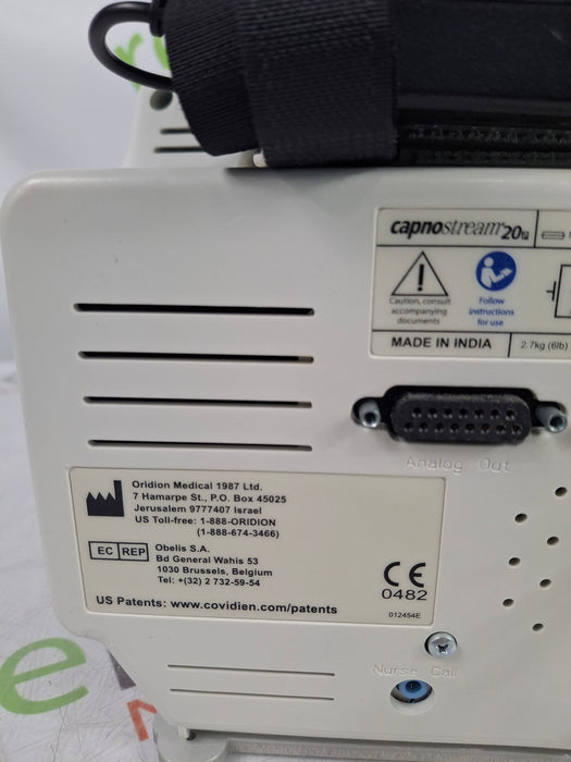 Oridion Capnostream 20P Capnography Monitor