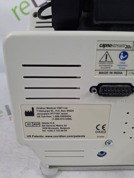 Oridion Capnostream 20P Capnography Monitor