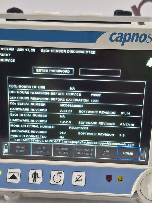 Oridion Capnostream 20P Capnography Monitor