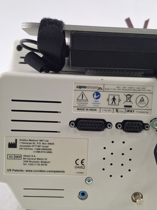 Oridion Capnostream 20P Capnography Monitor