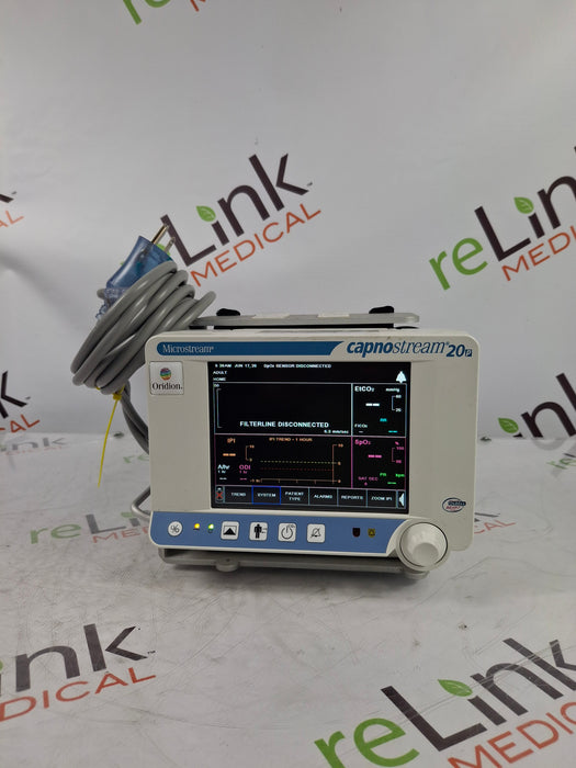 Oridion Capnostream 20P Capnography Monitor