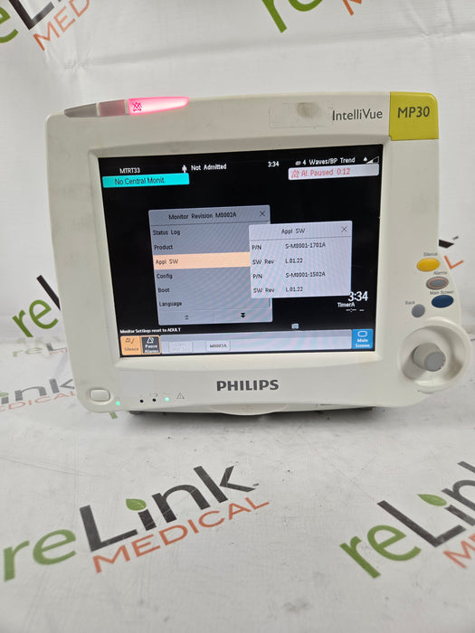 Philips IntelliVue MP30 Patient Monitor