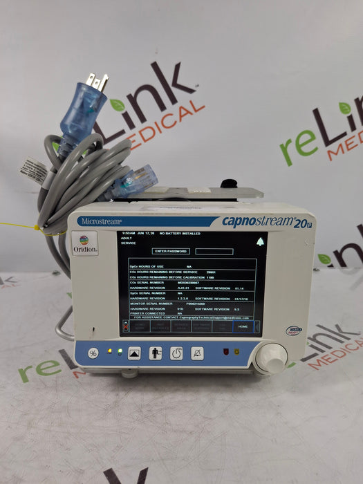 Oridion Capnostream 20P Capnography Monitor