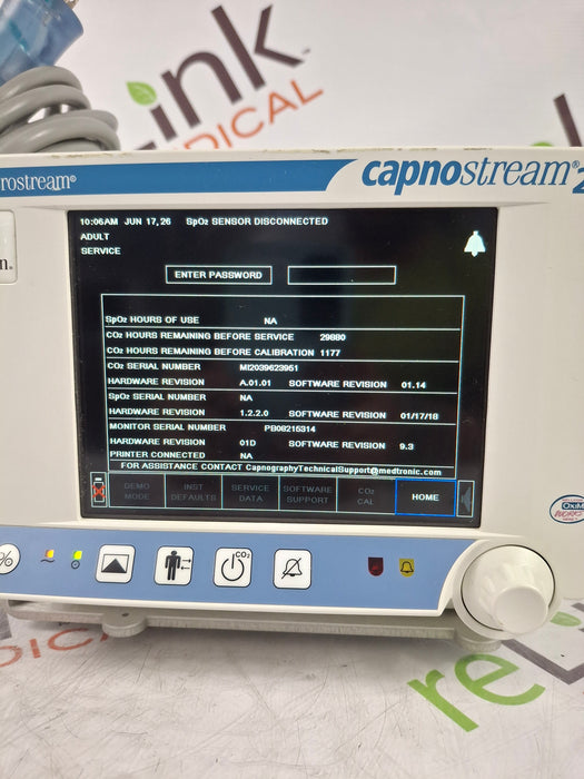 Oridion Capnostream 20P Capnography Monitor