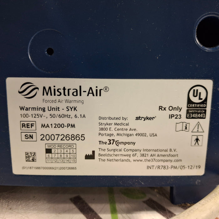 Stryker Mistral-Air Forced Air Warming System