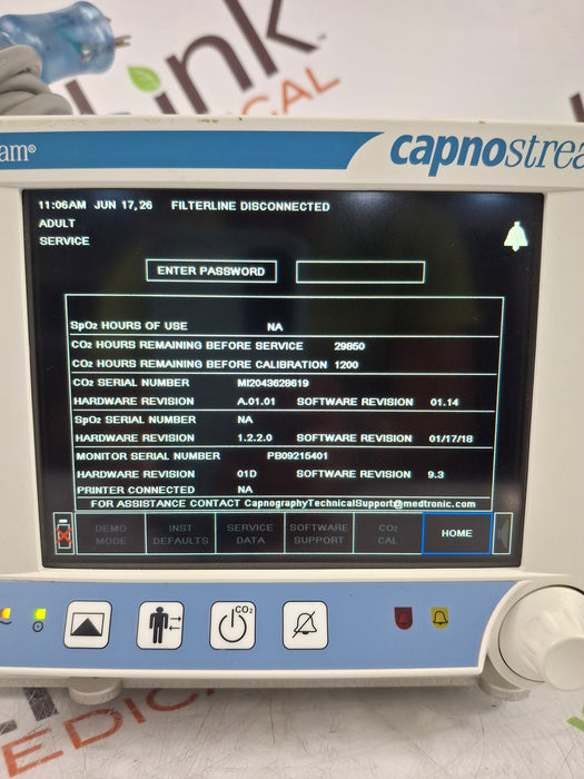 Oridion Capnostream 20P Capnography Monitor