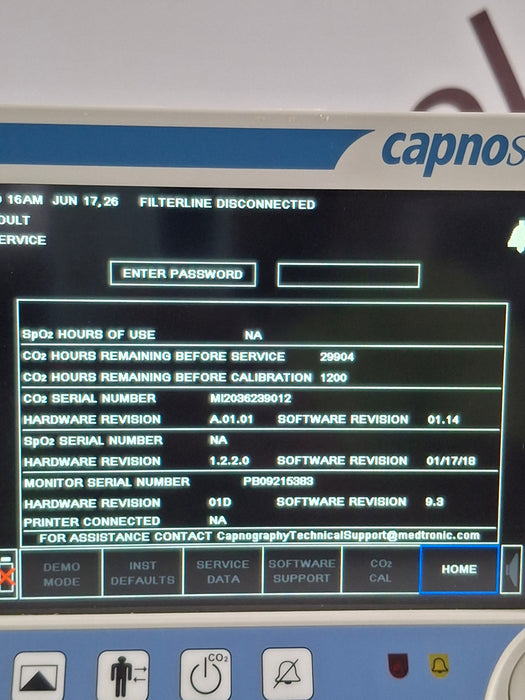 Oridion Capnostream 20P Capnography Monitor