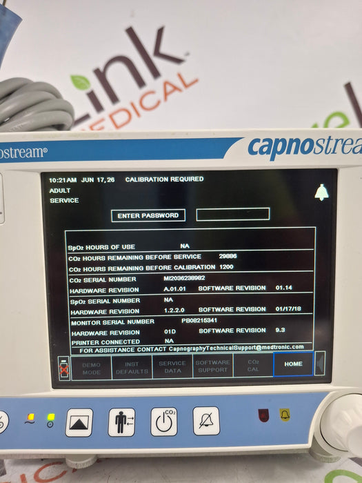 Oridion Capnostream 20P Capnography Monitor