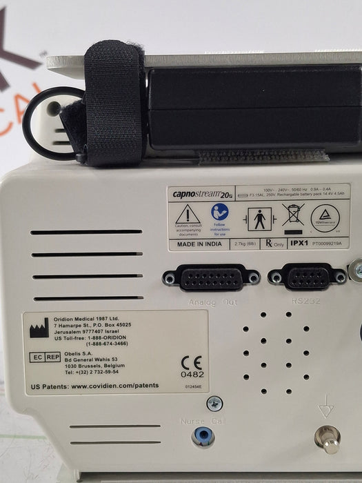 Oridion Capnostream 20P Capnography Monitor