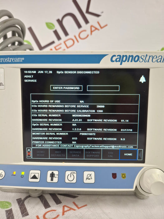 Oridion Capnostream 20P Capnography Monitor