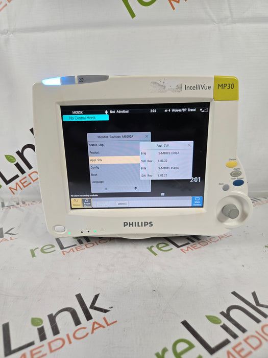 Philips IntelliVue MP30 Patient Monitor