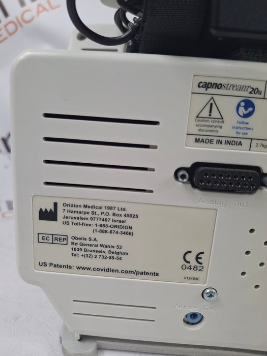 Oridion Capnostream 20P Capnography Monitor