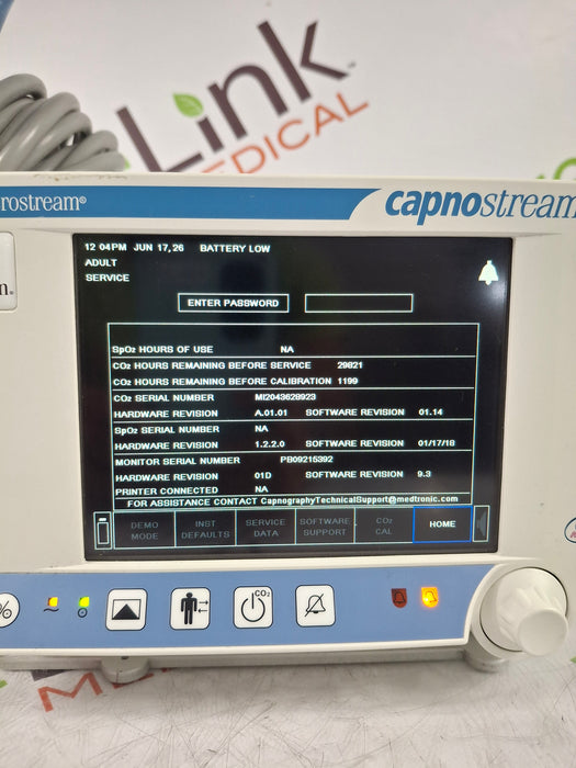 Oridion Capnostream 20P Capnography Monitor