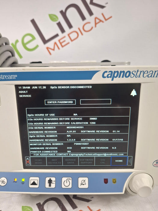 Oridion Capnostream 20P Capnography Monitor