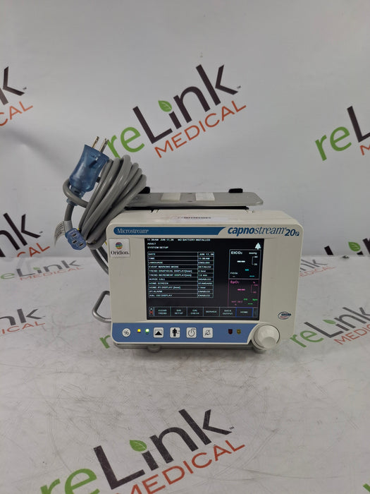 Oridion Capnostream 20P Capnography Monitor