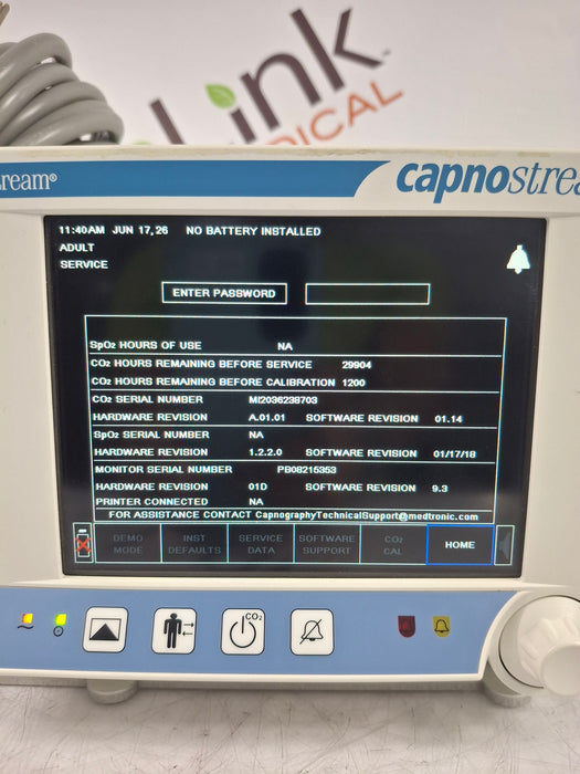 Oridion Capnostream 20P Capnography Monitor