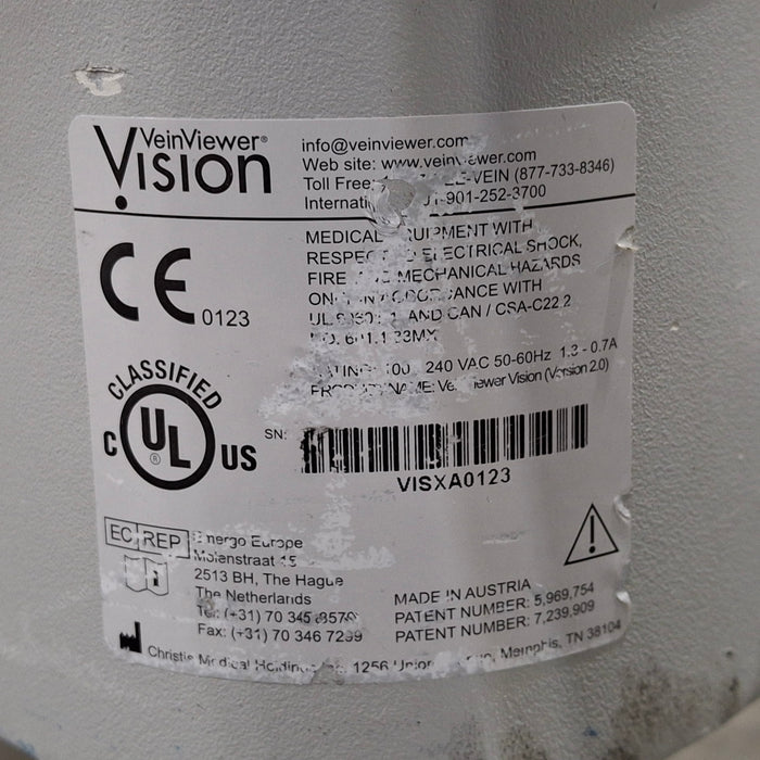 Christie Medical Holdings VeinViewer Vision Vein Viewer