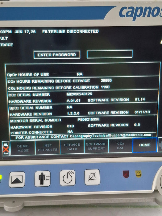 Oridion Capnostream 20P Capnography Monitor