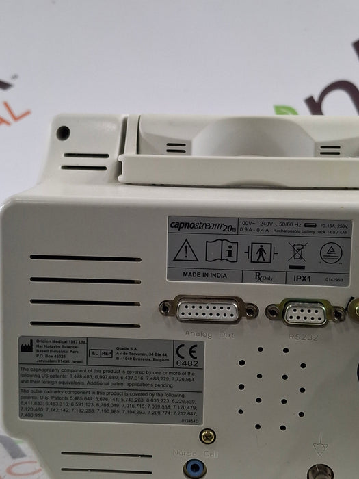 Oridion Capnostream 20P Capnography Monitor